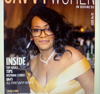Sandra Pollock, Savvy Women Cover Sept 2020