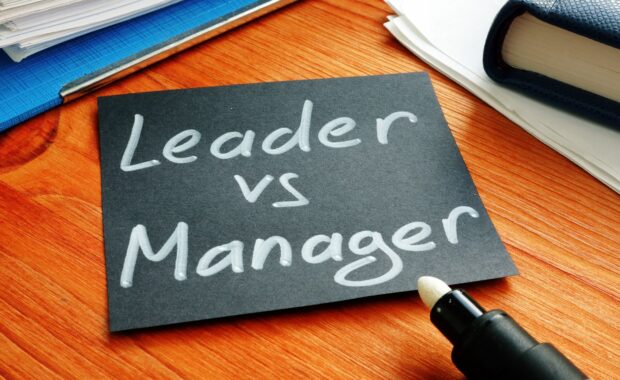 Leader versus manager